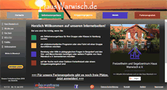 Desktop Screenshot of hauswarwisch.de