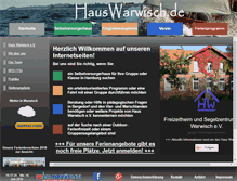 Tablet Screenshot of hauswarwisch.de